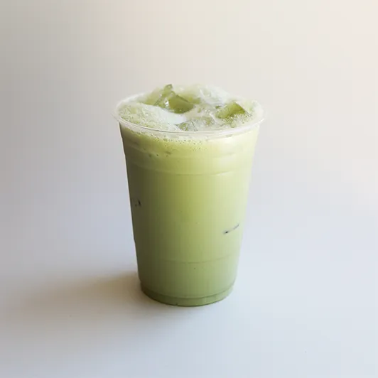 iced matcha drink